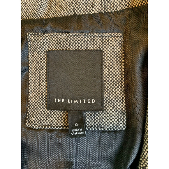 The Limited Womens Blazer Size 0 Grey Wool Blend - Picture 3 of 14
